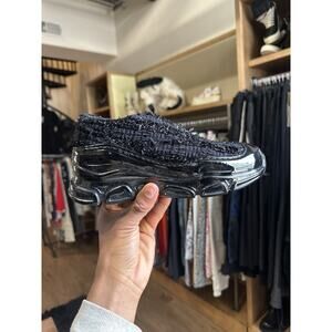 Simone Rocha Classic tracker runner boucle tweed sneaker